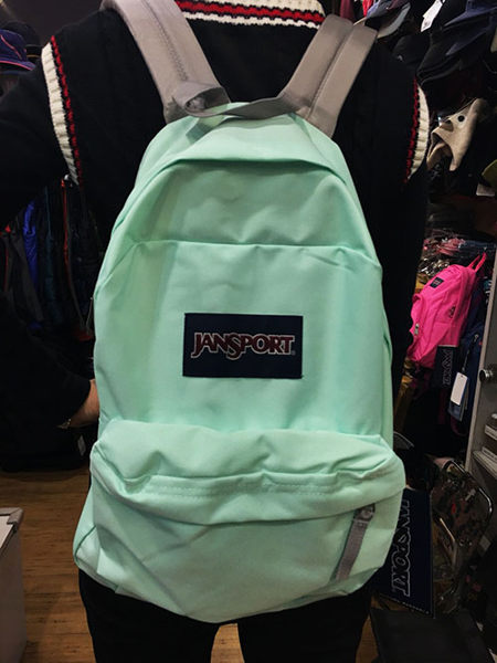 快速出貨 JANSPORT 原廠校園型後背包 耐看 實用~ 清水綠 (JS43911) (免郵大放送) (小)