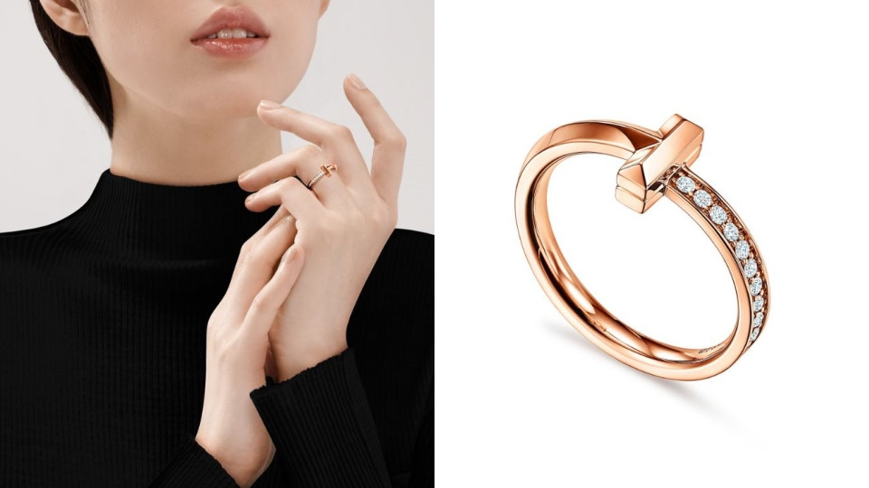 Tiffany T T1 窄版鑽石戒指