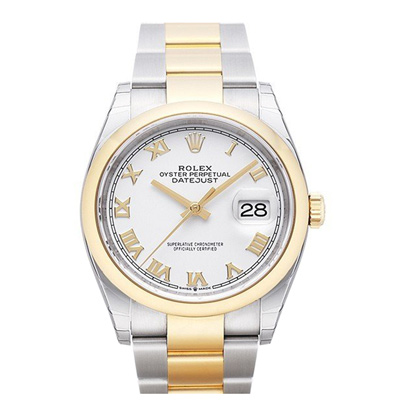 瑞士原廠平行輸/料號:126203通過瑞士天文台認證之準確時計原廠Cal.3235自動上鍊機芯新款實心版帶設計立體高雅