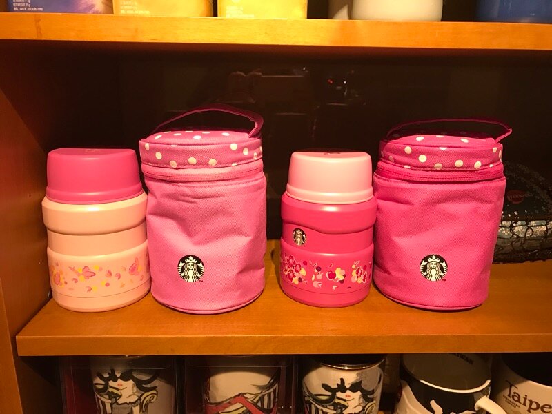 Starbucks 17 台灣 星巴克 櫻花杯 Starbucks 櫻花馬克杯 粉賞櫻餐食罐組