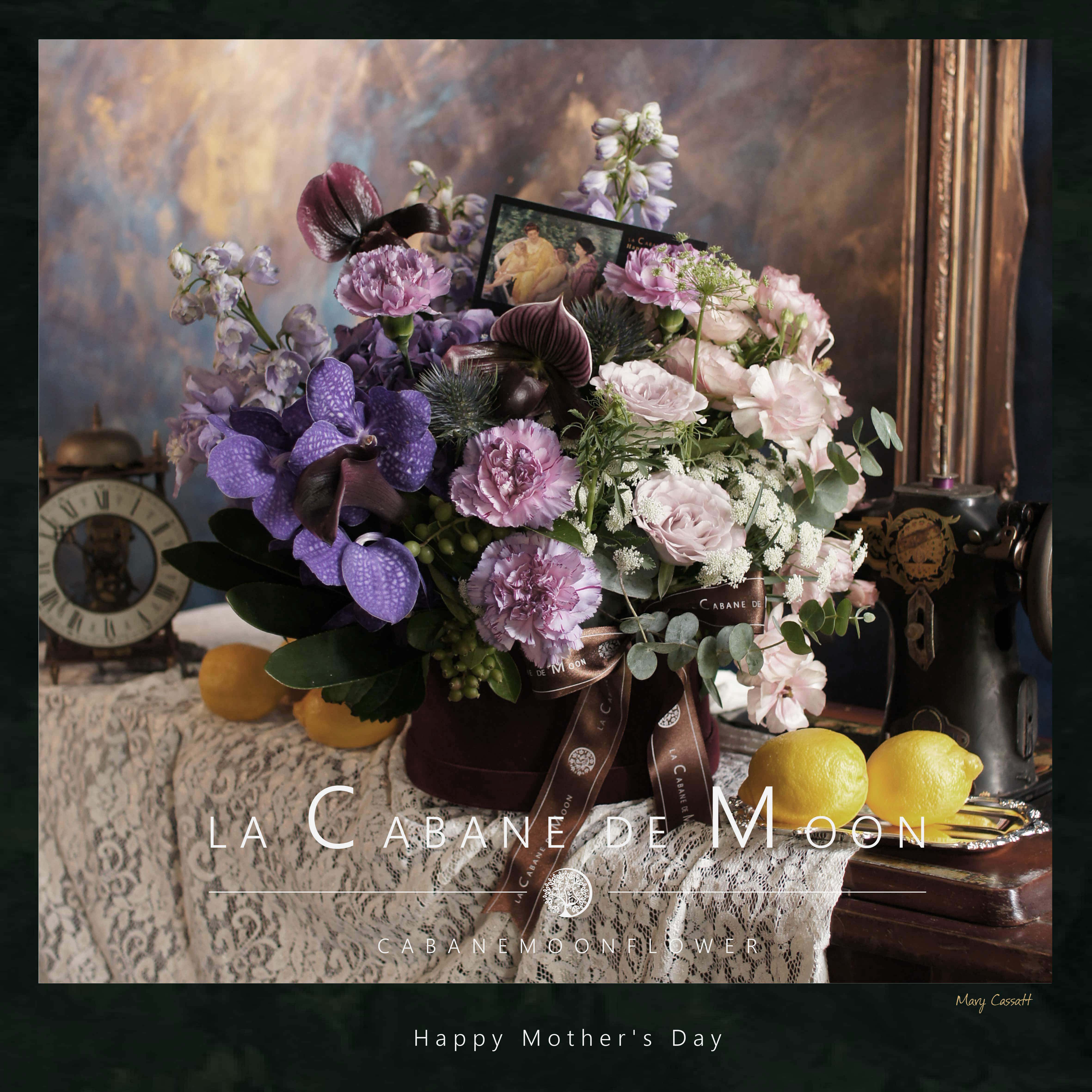 母親節花禮〡盆花〡紫色系康乃馨