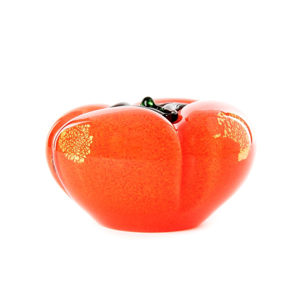 【商品特色】招財納福開運亨通MIT優良品質==================金箔柿子琉璃藝品 9.5cm016202037==================【商品說明】金箔柿子琉璃藝品 9.5cm