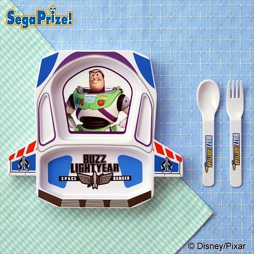 SEGA 景品 玩具總動員 巴斯光年 太空船造型餐盤 【鯊玩具Toy Shark】