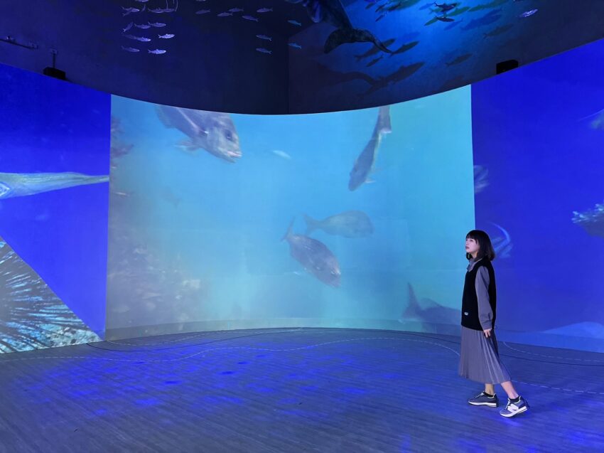 台灣漁村 【基隆】潮境智能海洋館最新資訊，超大水族缸合照魟魚、水母！ 10 2022