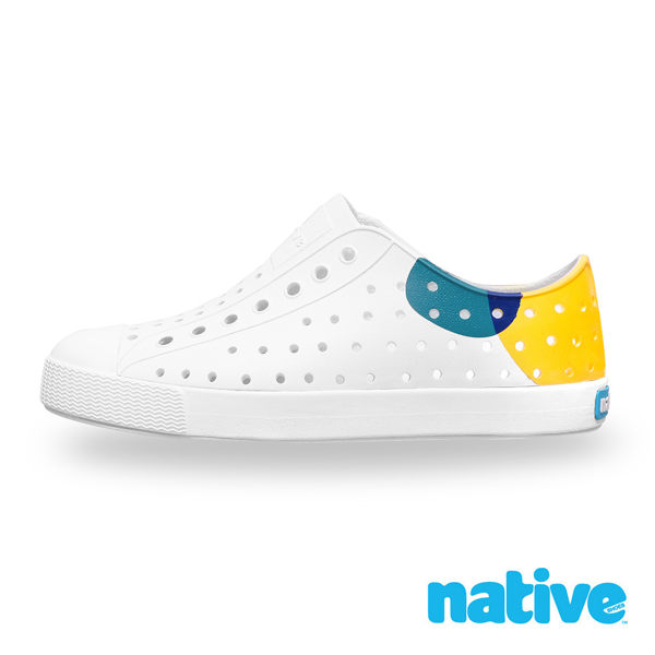 native 小童鞋 JEFFERSON 小奶油頭鞋-活力普普風
