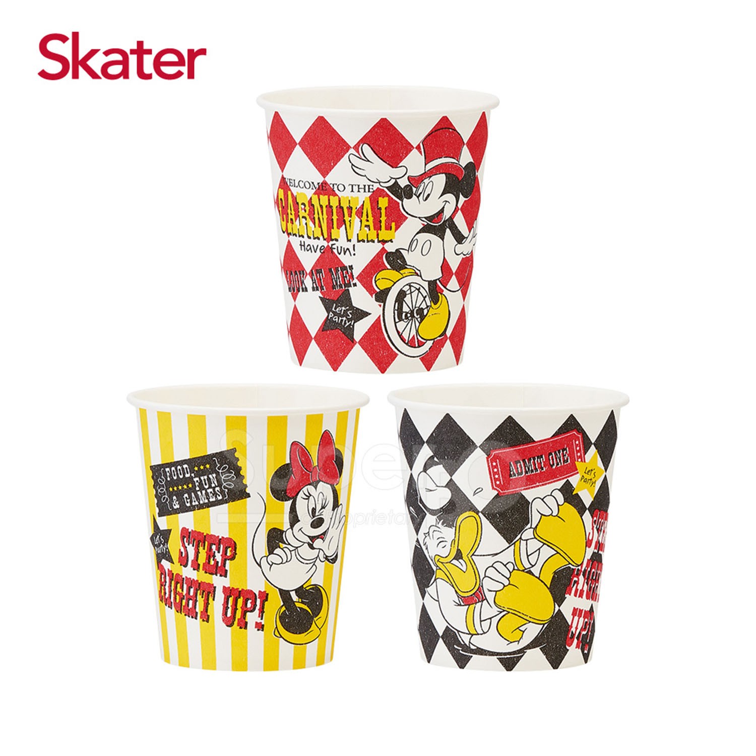 日本 SKATER - 派對環保紙杯(14入組)-Disney