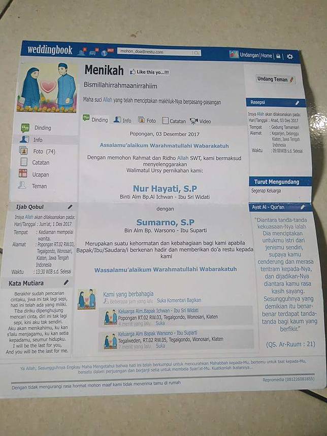5 Undangan Kocak Ini Dijamin Hanya Ada Di Indonesia Bisa