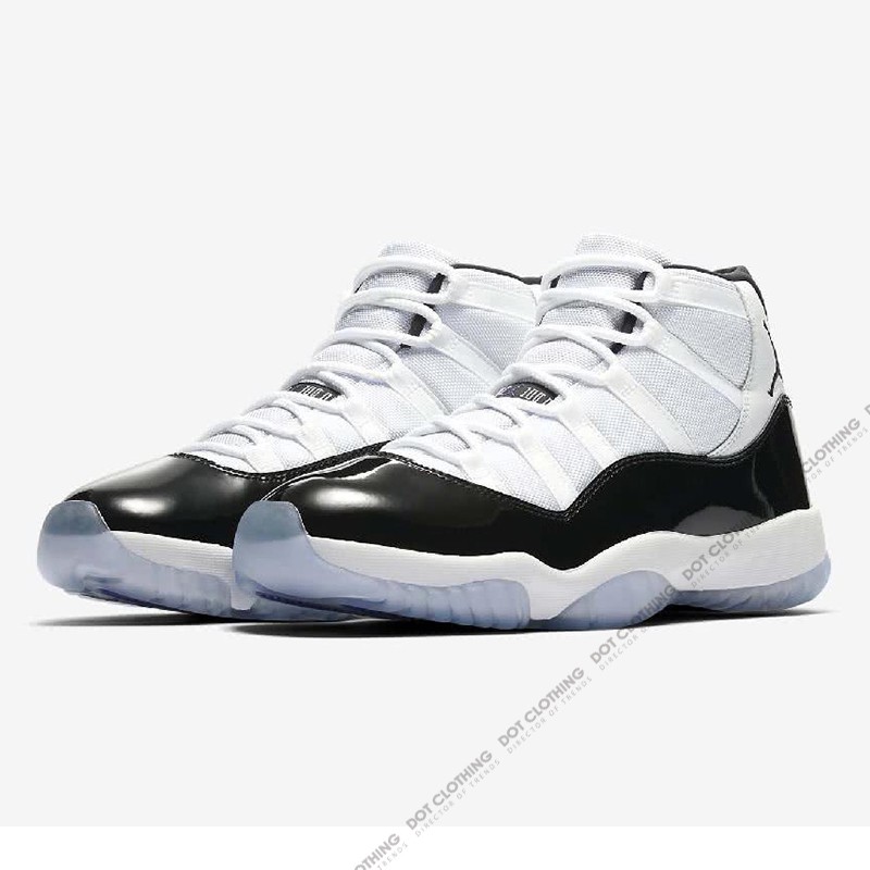 #AirJordan #“Concord” #白黑 #康扣 #11代 #籃球鞋 #45 #喬丹 #DOT聚點 #陳冠希 【商品型號】378037-100【尺寸】US8(26CM)~US13(31CM)