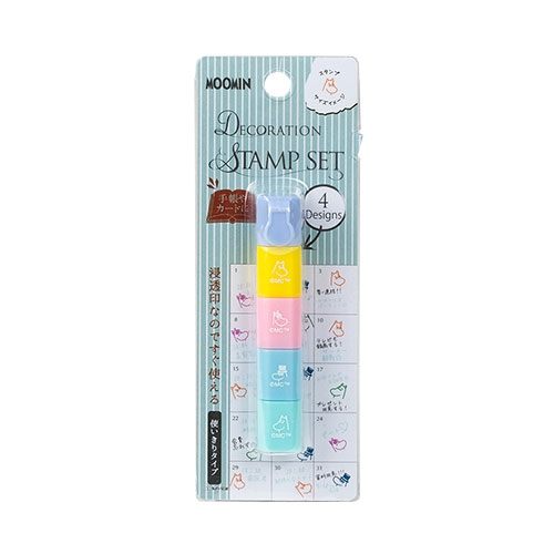 嚕嚕米 2019年曆日誌週邊新上市n尺寸小巧的筆型印章n裝飾筆記卡片手帳超可愛