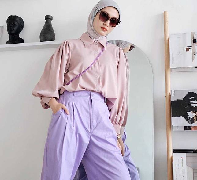Super Gemes Simak Inspirasi Mix And Match Outfit Dengan Warna Lilac Yang Cute Facetofeet Com Line Today