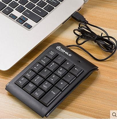 數字鍵盤筆記本電腦數字鍵盤財務會計用USB有線外接小鍵盤輕薄迷你免切換 玩趣3C