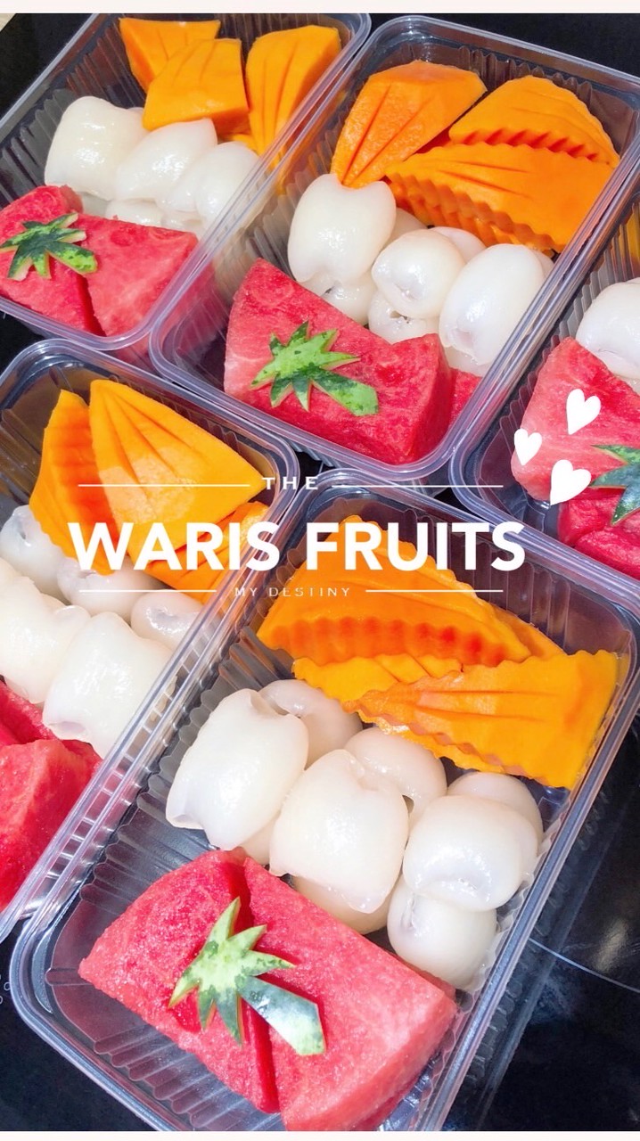 ผลไม้ปอกพร้อมทาน Waris fruits 🍉