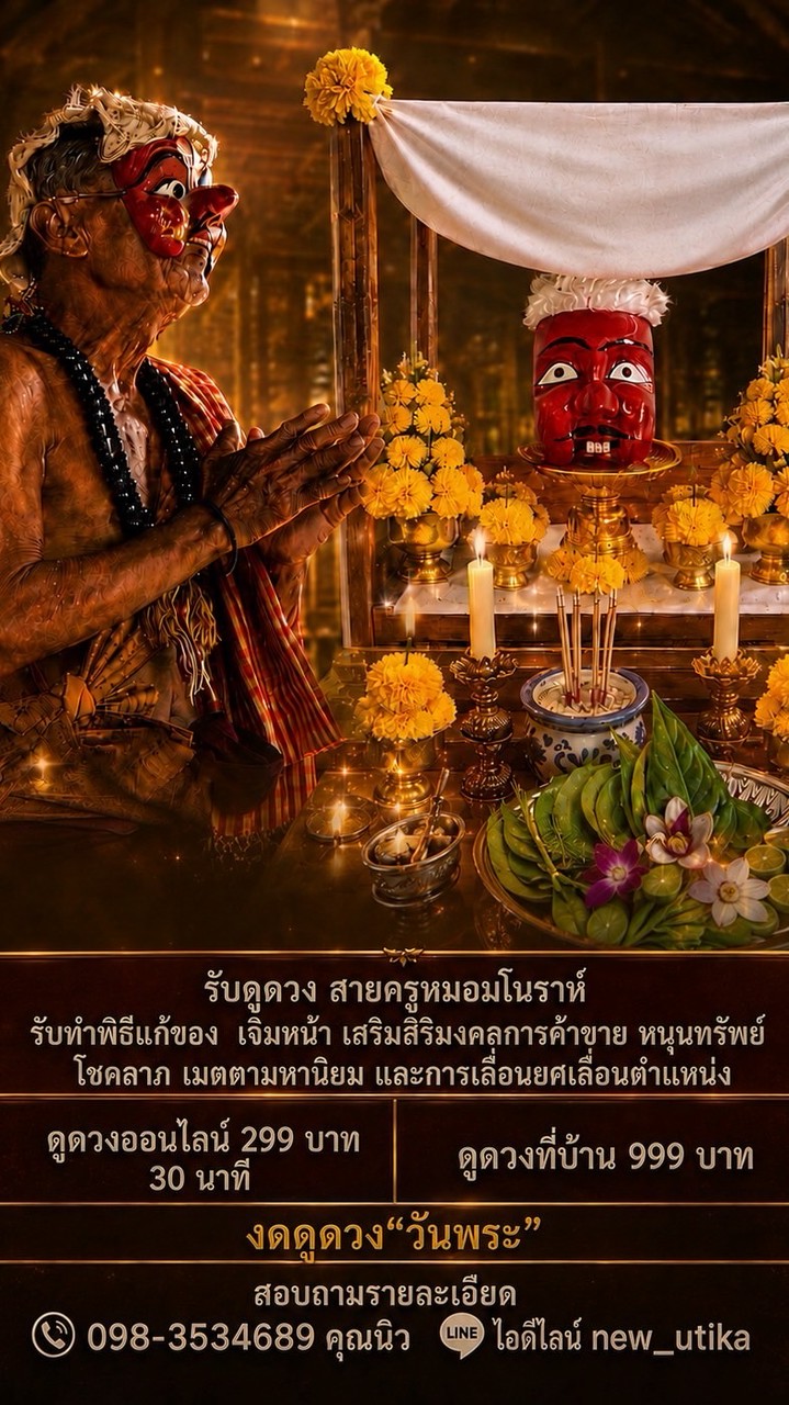 ดูดวง  สายครูหมอมโนราห์(ตาหลวงยม)