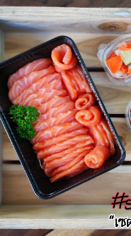 Sashimi Japanese Cafe เชียงใหม่🇯🇵 Salmon Delivery 🐬🛵