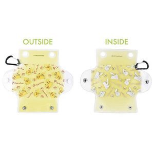 大賀屋 日貨 皮卡丘 吊包 零錢包 收納包 造型包 掛飾 掛包 登山扣 錢包 包包 包 寶可夢 正版 J00017162