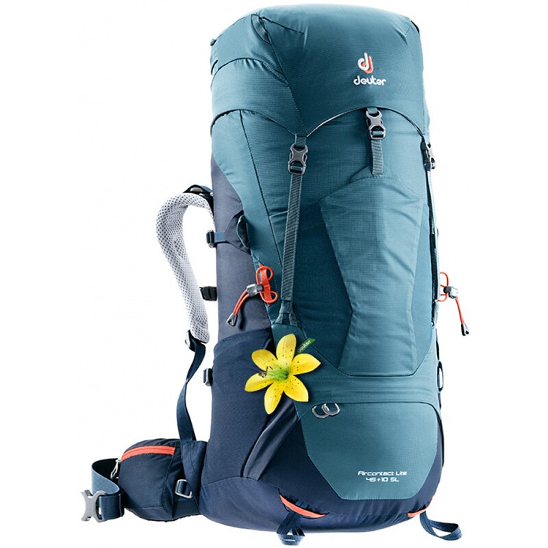 【露營趣】送手電筒 德國 Deuter 3340218 拔熱式透氣背包 45+10SL 登山背包 高山 百岳 AIRCONTACT LITE