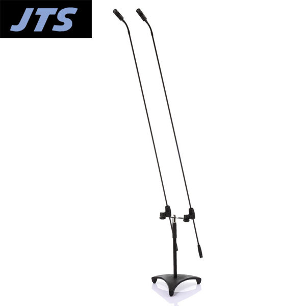 【小叮噹的店】台灣 JTS FGM-62T Carbon Dual 62CM雙桿落地式麥克風