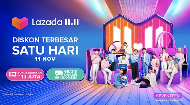 Siap Siap Seventeen Jadi Bintang Utama Lazada 11 11 Supershow Jangan Sampai Ketinggalan Lazada Line Today