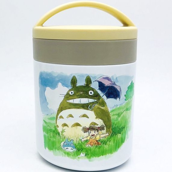 日本TOTORO 宮崎駿經典動畫 龍貓 保冷保溫 超輕量不鏽鋼保溫罐 300ml 水彩畫(8218)