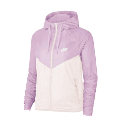 Nike 外套 NSW Windrunner JKT 女款 連帽外套 防風 風衣外套 飛行者 粉 米 BV3940676