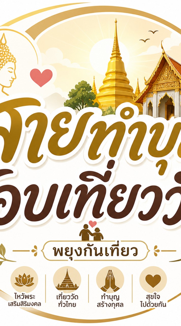 ห้องพูดคุย​ กลุ่มชอบทำบุญเที่ยววัด​  พยุงกันเที่ยว​