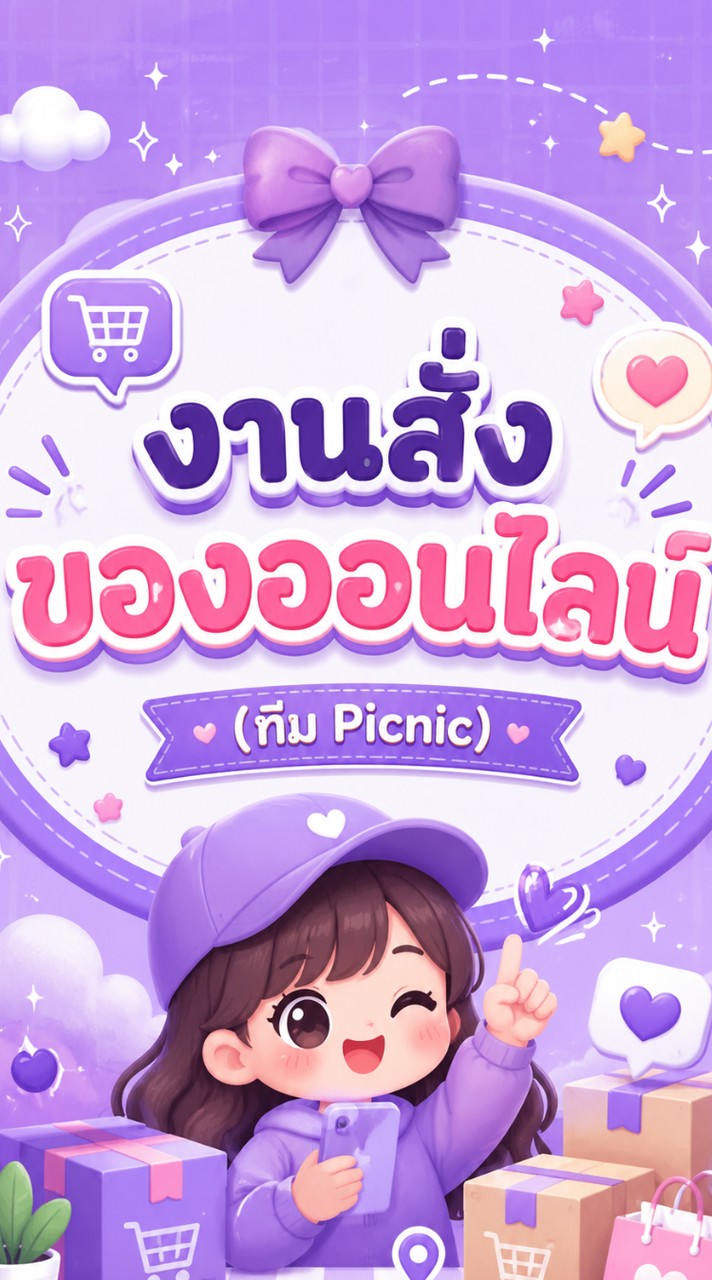 จ้างสั่งของในแอพต่างๆ📦By Picnic💜