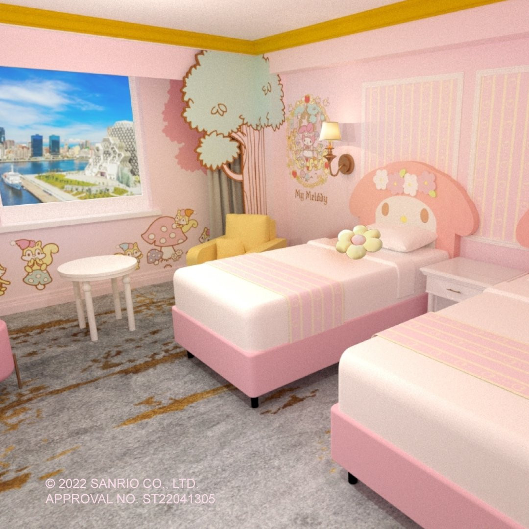 高雄漢來大飯店美樂蒂主題房也是可愛到不行