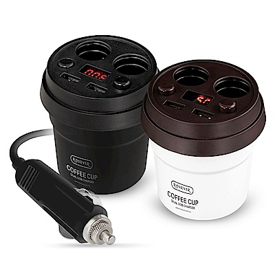 雙3.1A USB大電流快充，極速充電。2組點菸器擴充孔，可支援多項電子產品。產品內建保險絲設計，安全有保障。高溫、短路、過電壓/電流...等保護。獨立開關，穩定輸出，不必反覆插拔。