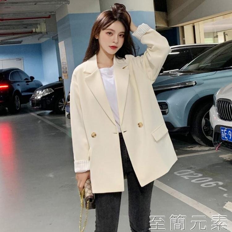 西裝外套女新款春秋韓版炸街小個子寬松英倫風休閒套裝西服潮【2021年終盛會】