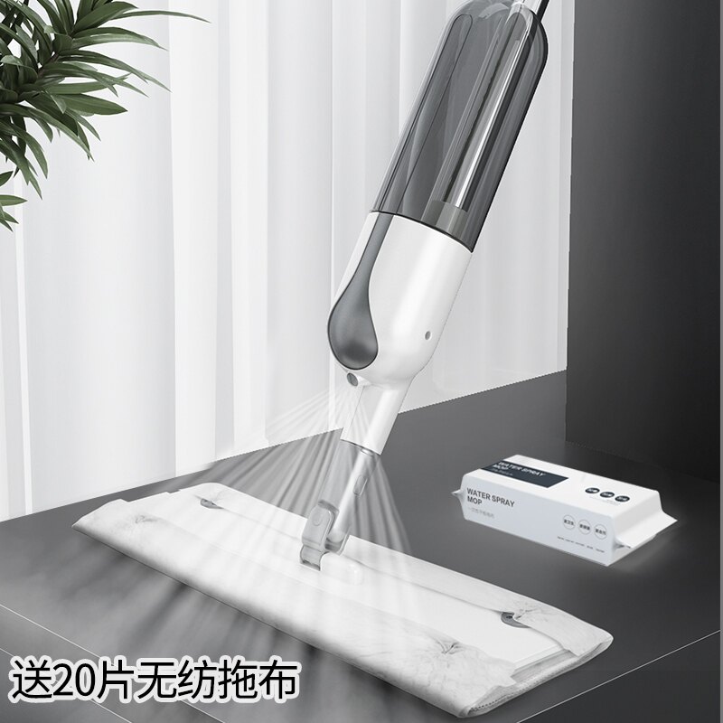 噴水拖把 懶人平板噴水拖把噴霧家用干濕兩用拖布免手洗拖地神器一拖凈