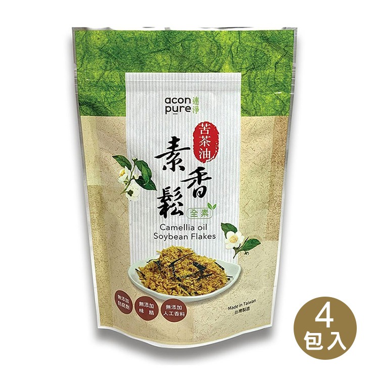 成份：組織化大豆蛋白、豌豆粉、蔗糖、釀造醬油、海鹽、海苔、小麥纖維淨重：180公克保存期限：12個月產地：台灣營養標示每一份量20公克本包裝含9份 每份 每100公克熱量 89大卡 443大卡蛋白質 