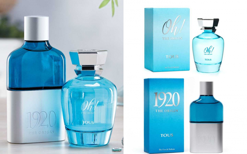 TOUS愛在初戀女性淡香水 100ml／2,350元、TOUS愛在初戀男性淡香水100ml／2,250元(圖／品牌提供)