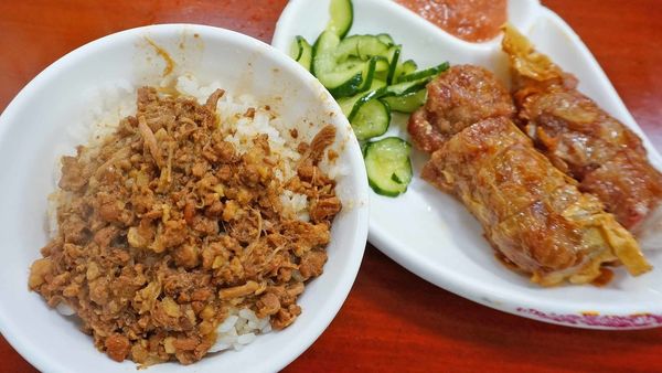 【台北美食】龍緣魯肉飯-超過60年老字號圓環魯肉飯