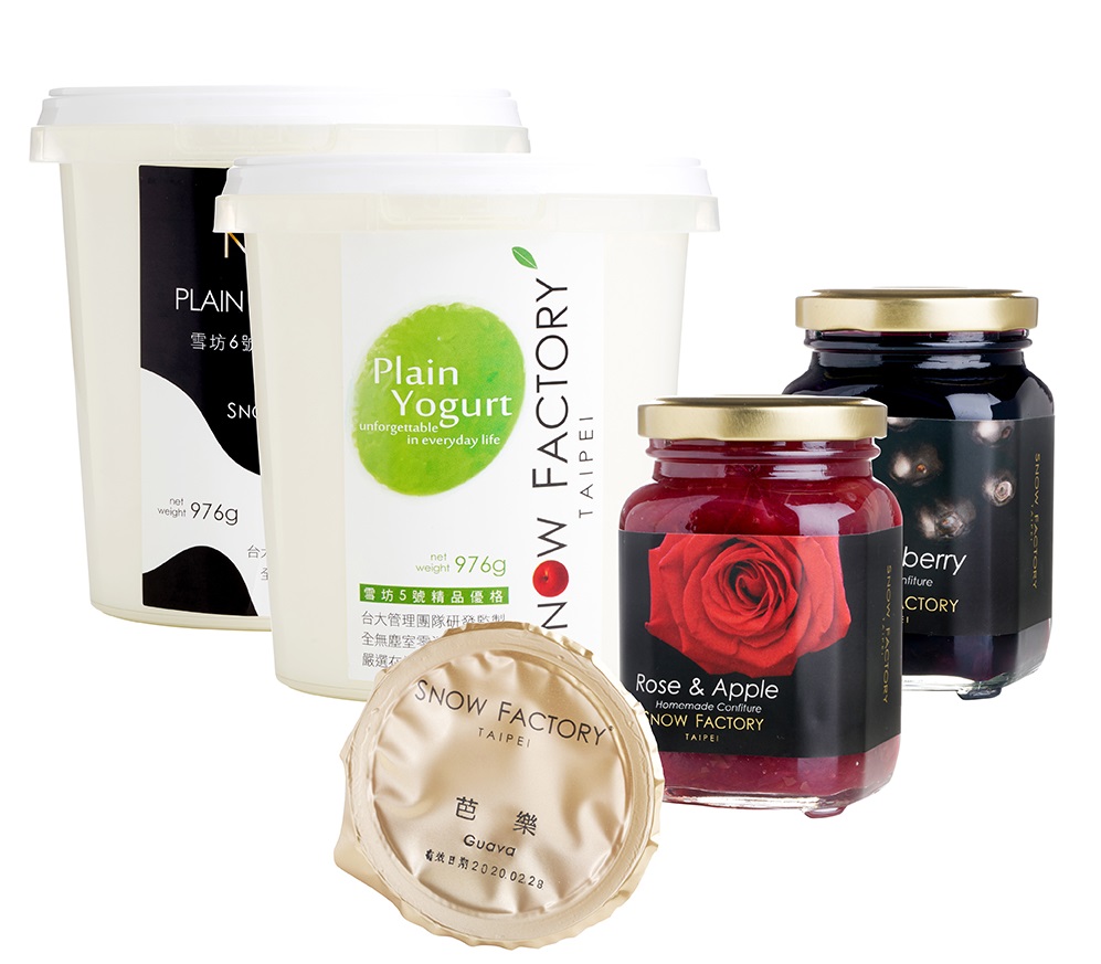 ．鮮奶優格：5號優格*1+6號優格*1．水果含量最高達75％．低糖、低熱量．不含香料、色素、及化學添加物．獨家贈送30g小果醬一個。(口味：藍莓、綜合野莓、香蜜芭樂、玫瑰蘋果、百香蘋果，口味隨機)