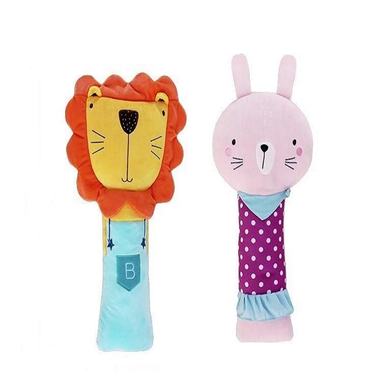 JLY韓系汽車安全帶護套抱枕護肩套加長毛絨兒童安全帶汽車抱枕抱枕 護肩套 背帶套 可愛寶寶抱枕 安撫