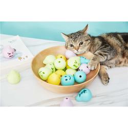 ◎有趣的鈴鐺款.悅耳清脆的聲音.|◎調動貓咪好奇心.激發捕獵慾望|◎品牌:無類型:有聲玩具尺寸(cm):10*6.5*5產地:中國