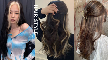 Jennie瀏海染爆紅！春夏韓國「挑染髮型」圖鑑，手刷染最時髦，輪廓染堪稱仙女髮型！