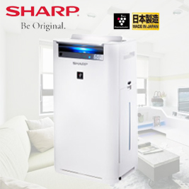 【夏普 SHARP】16坪日本原裝自動除菌離子清淨機KC-JH70T-W