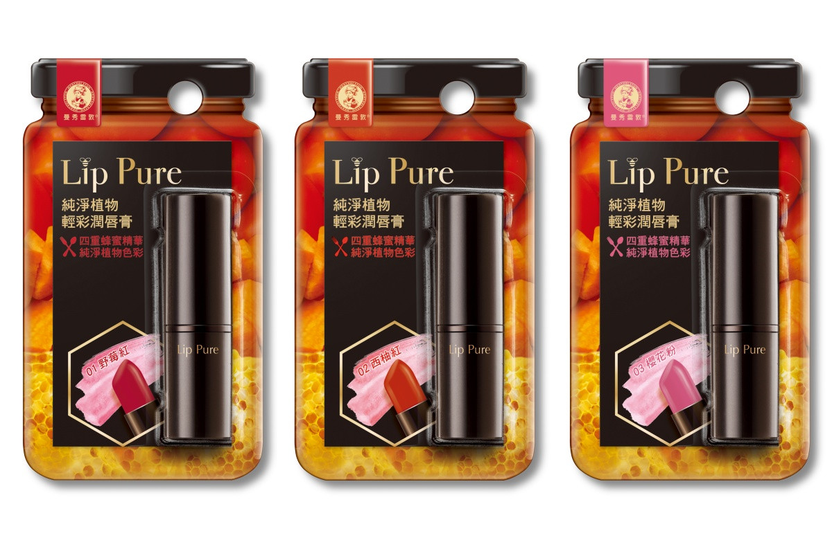 曼秀雷敦 Lip Pure純淨植物輕彩潤唇膏，NT.190