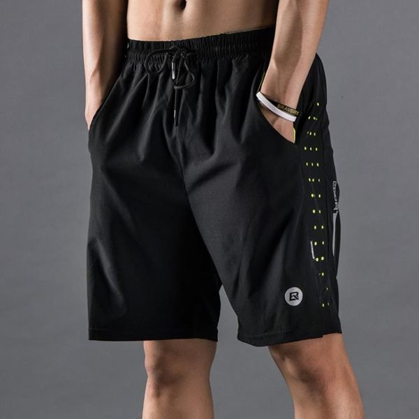 洛克兄弟健身運動短褲帶內襯男跑步籃球褲休閒速干透氣自行車裝備