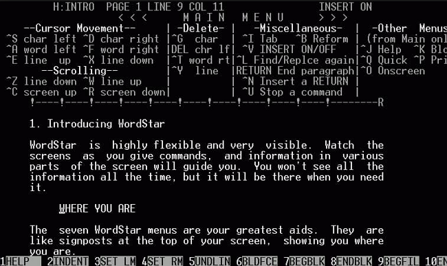 DOS時代古早編輯器不死，WordStar 粉絲推 Windows版本WordTsar為死忠用戶再續命