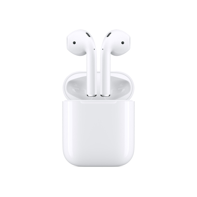 ★全新的 Apple H1 耳機晶片驅動 無線 AirPods，全新登場。只須將它們拿出，就可以與你所有的 Apple 裝置配合使用。戴上它們放入耳中，就能立刻連接。對著它們講話，你的聲音聽起來清晰透