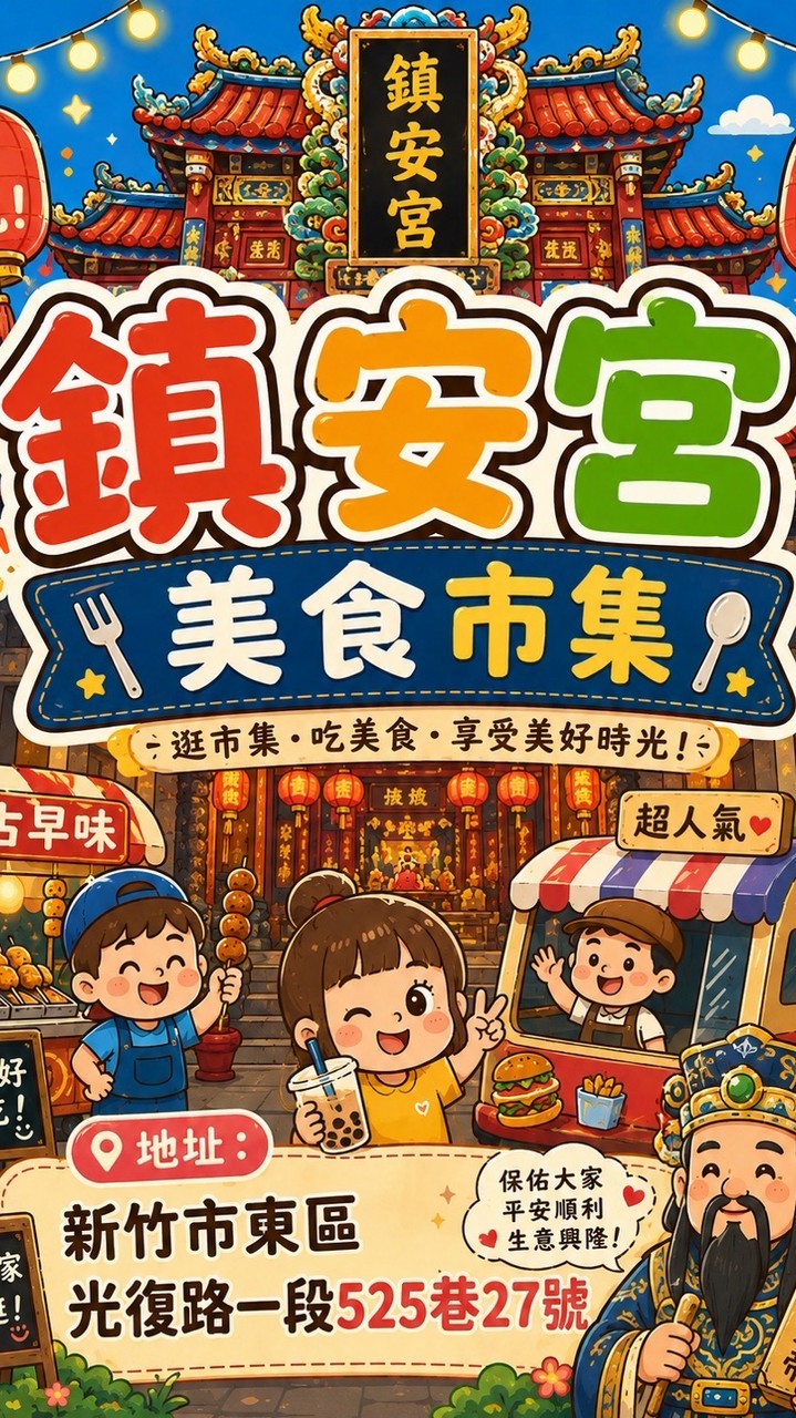 滿溢-鎮安宮美食市集