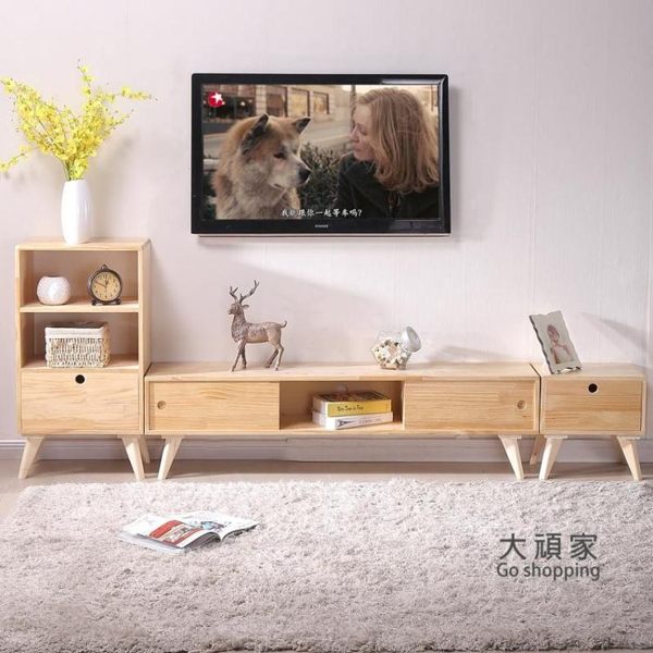 簡約電視櫃組合簡易日式現代臥室北歐小戶型客廳電視機櫃地櫃
