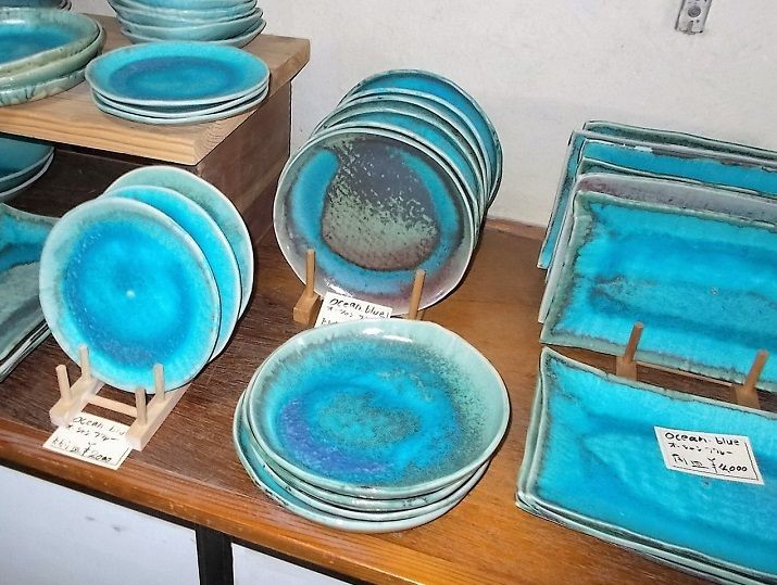 沖縄　やちむん　期間限定　コンポート　高台　宮城陶器　大 沖縄 やちむん 期間限定 コンポート 高台 宮城陶器 大