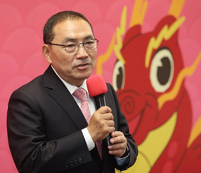 侯友宜參與新北市議會新春團拜（1）(圖) | 中央通訊社 | LINE TODAY
