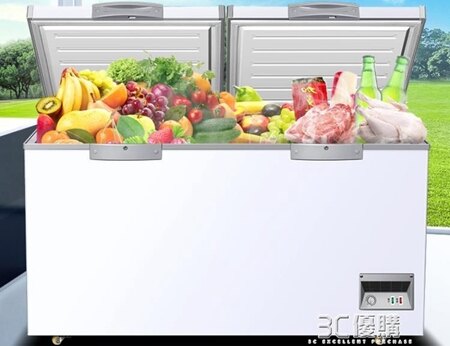 冰櫃商用大容量節能臥式冷藏冷凍櫃家用小型 HM 清涼一夏钜惠