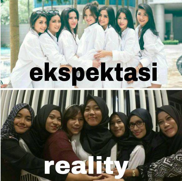 Viral, begini ekspektasi vs realita netizen ala geng sosialita Jedar