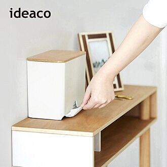 【日本IDEACO】原木蓋口罩收納抽取盒