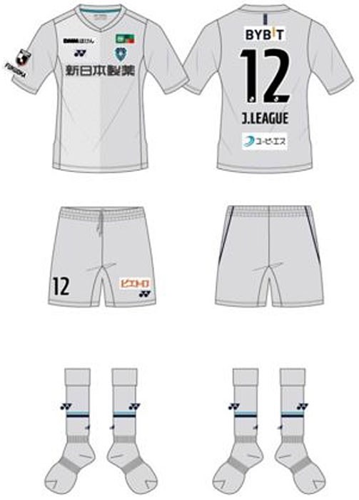 アビスパ福岡、シルバーの2022アウェイユニフォーム！「博多織献上柄